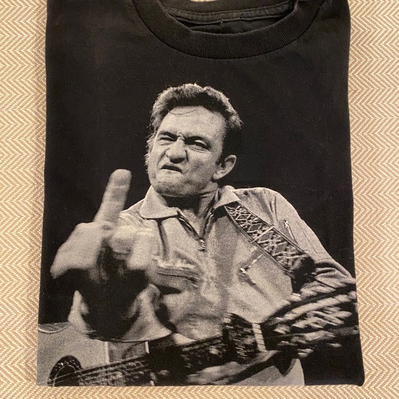 Johnny Cash Folsom Prison by Jim Marshall T Shirt - Picture 2 of 8